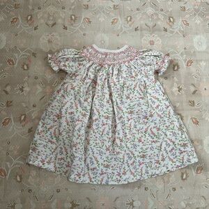 Floral Smocked Baby Dress